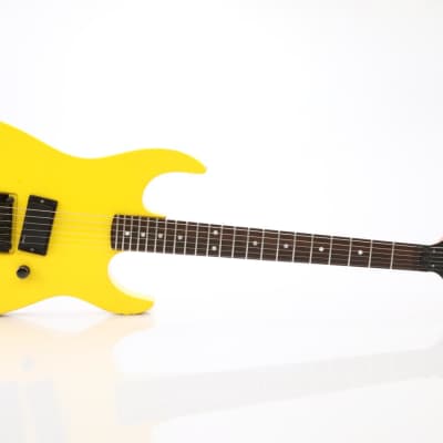 1980s BC Rich Gunslinger Prototype Yellow Guitar Vivian Campbell? #47221 image 3