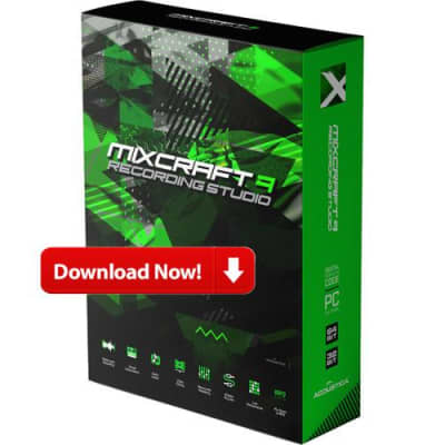 New Acoustica Mixcraft 9 Recording Studio Music Production Software  for MAC/PC (Download/Activation Card) image 1