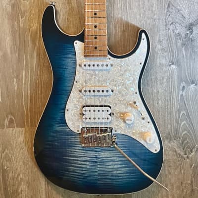 Suhr Standard Plus Faded Trans Whale Blue Burst image 2