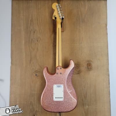 ESP Custom Shop HSS Electric Guitar MIJ 2012 Pink Sparkle w/ SKB Case image 11