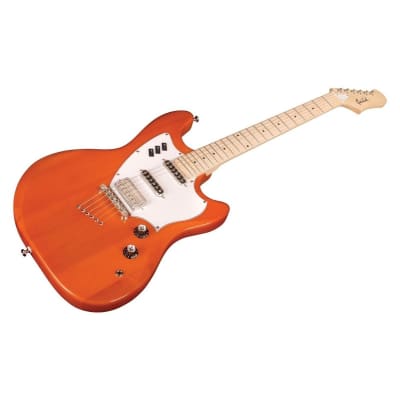 Guild Surfliner Electric Guitar, (Sunset Orange) image 5