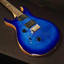 Paul Reed Smith PRS SE CU24 Custom 24 Fret Lefty Faded Blue Burst Guitar With Gig Bag