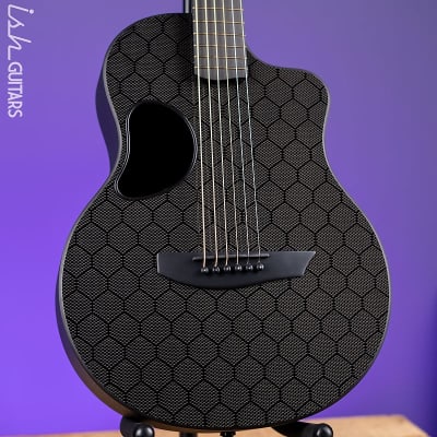 McPherson Touring Carbon Fiber Acoustic-Electric Guitar Honeycomb Top Black Hardware image 1