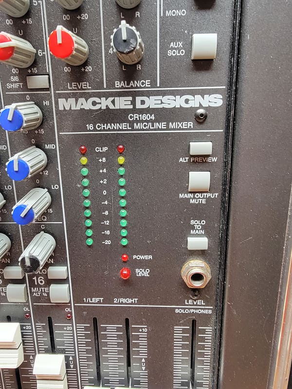 Mackie CR1604 16-Channel Mic / Line Mixer | Reverb