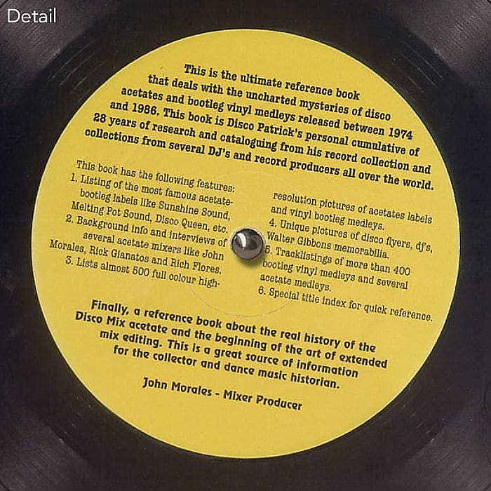 Disco Patrick Guide To: Disco Acetates, Funk, Rap and Disco