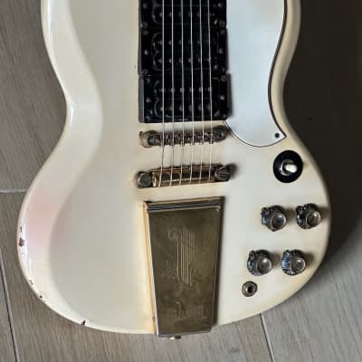 Gibson SG Custom 1969 ultra rare in Polaris White as played by 