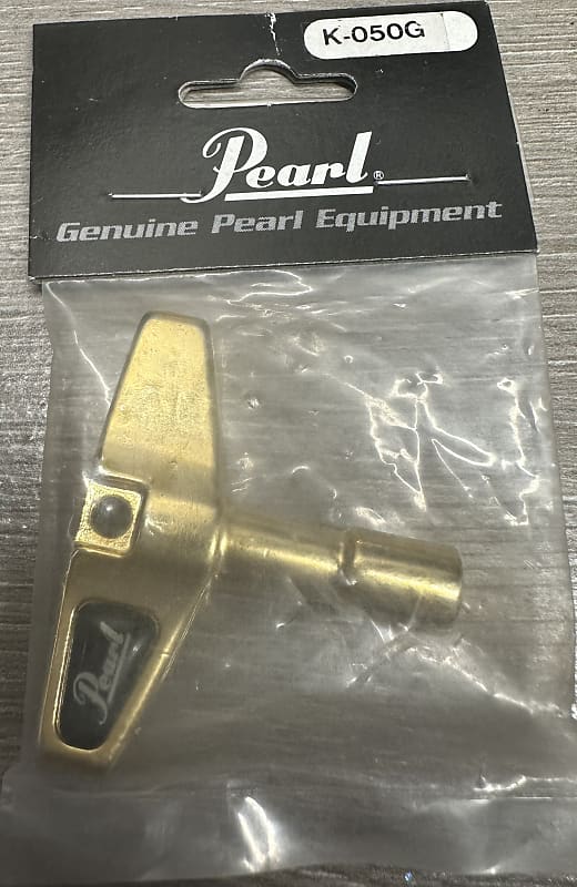Begali Pearl Gold Key　電鍵 Pearl K-050G Gold Drum Key 2023 - Gold- Authorized Pearl