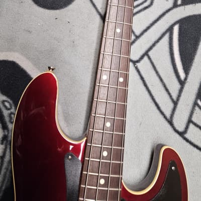 Fender AJB Aerodyne Jazz Bass 2003 - 2015 - Old Candy Apple Red image 5