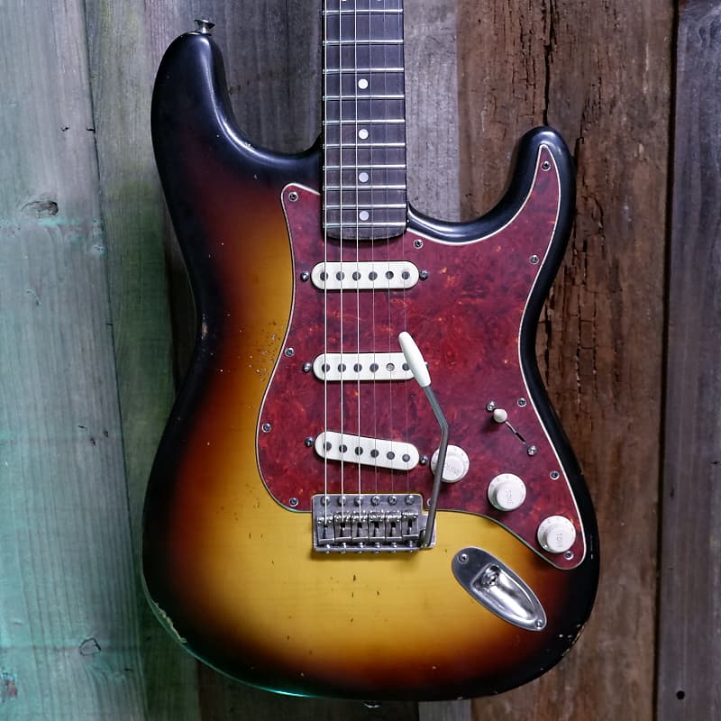 Keith Holland Custom S-ANS #1327 - Nitro 3-Tone Sunburst image 1