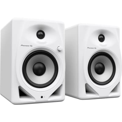 Pioneer DJ DM-50D 5-inch Active Monitor Speaker - White image 1