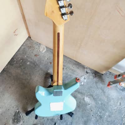 Partscaster Offset Jag-Stang 2000s - full scale - nitro sonic blue image 5