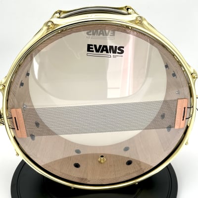 Kings Custom Drums Black & Gold Oak Stave Snare (5.75" x 14") 2024 - High Gloss Lacquer image 15