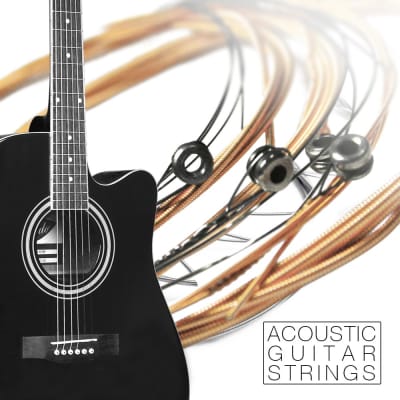 Lindo B-STOCK Left-Handed Alien Black Acoustic Guitar & Accessory Pack | Graphic Art Finish (Minor Cosmetic Imperfections) image 6