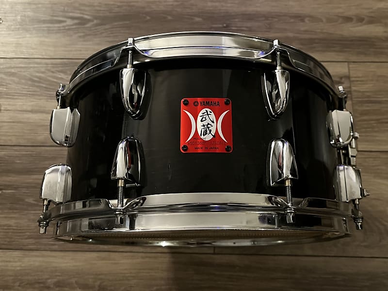 Yamaha Musashi 13” Transparent Black Snare Drum With Yamaha Reverb