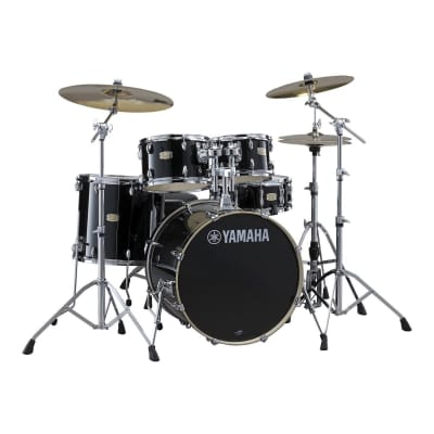 Yamaha SBP2F57RB Stage Custom" 5pc With Hardware - Raven Black