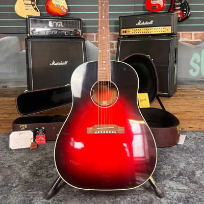 Gibson Slash J-45 Vermillion Burst 2019 Electro-Acoustic Guitar image 1
