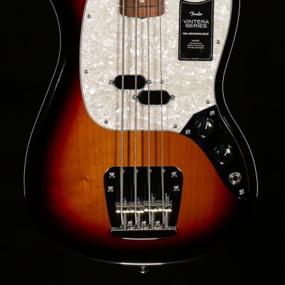 Fender Vintera '60s Mustang Bass Pau Ferro Fingerboard 3-Color Sunburst (444) image 3