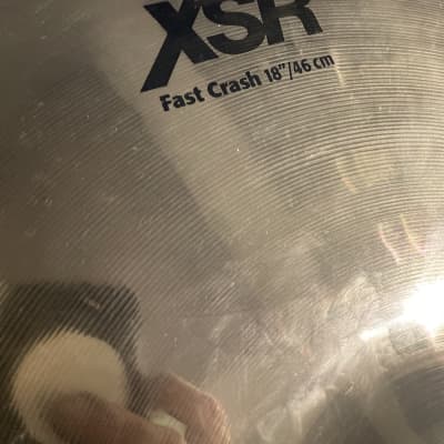 Russ McKinnon's (Barry Manilow, Tower of Power) Sabian 18" XSR Fast Crash Cymbal 1382g 1999 image 5