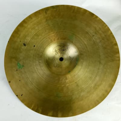 Zildjian 13"Paper-Thin 574g Hi-Hat Cymbal Vintage 30s Avedis A B20 Hand Hammered image 6
