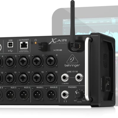 Behringer XR18 18-Channel, 12-Bus Digital Mixer for iPad/Android Tablets with 16 Programmable Midas Preamps, Integrated Wifi Module and Multi-Channel USB Audio Interface image 2
