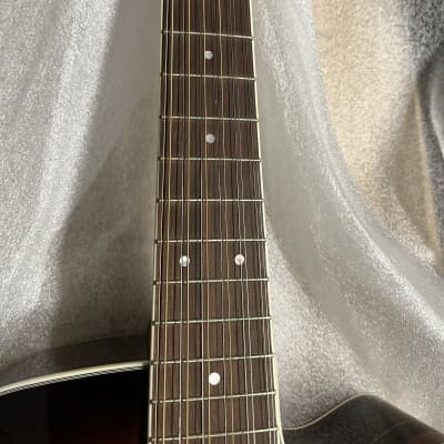 Guild D-2612CE Deluxe 12-String Acoustic/Electric Guitar Antique  Burst image 5