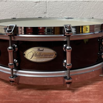 Pearl Philharmonic Pancake Snare Drum - 2.5-inch x 13-inch - Nicotine White