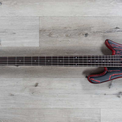 Spector NS Pulse 5 5-String Bass, EMG Pickups, Macassar Ebony, Cinder Red image 6