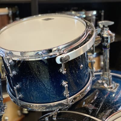 Craviotto Custom Shop Solid Shell Poplar Kit in Evening Sparkle Lacquer - 4pc 12,14,20, 14SD image 9