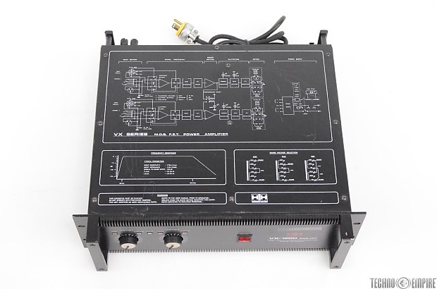 HH Electronic VX-1200 Mos-Fet Power Amplifier Amp Sunset