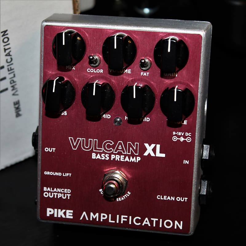 Pike Amplification Vulcan Xl Bass Preamp (3Leaf Audio)