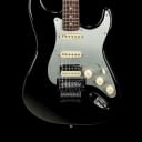 Fender American Ultra Luxe Stratocaster Floyd Rose HSS - Mystic Black #00282 (Open Box)