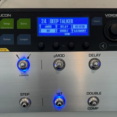 TC Helicon VoiceLive 3 with footswitch