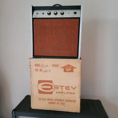 Magnatone Estey T-12 T12 Tube Guitar Amplifier 1x8 1967 image 1