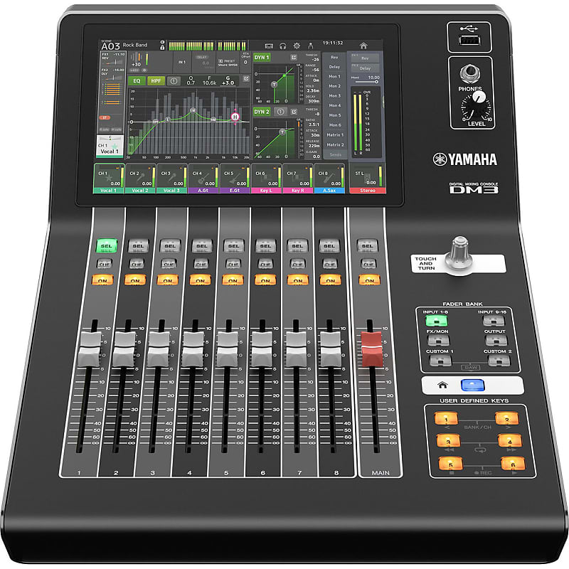 Yamaha DM3S Digital Mixer Reverb