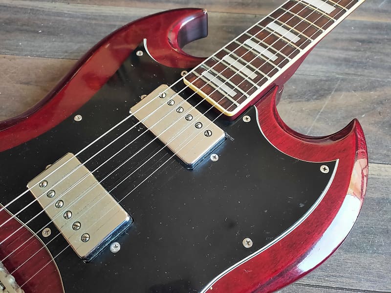 Electric Guitar Greco SG-400T Early 1970s SG Type Red HH | eBay