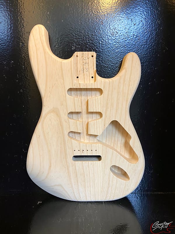 Guitar Mill S-Style Body / 2 pc. Swamp Ash (#GIN-2503) | Reverb