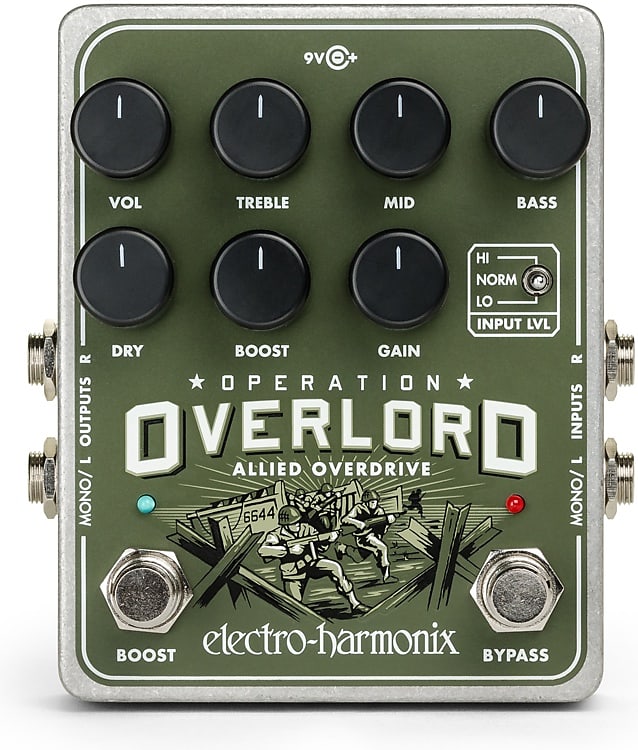 Electro-Harmonix Operation Overlord Allied Overdrive Pedal image 1