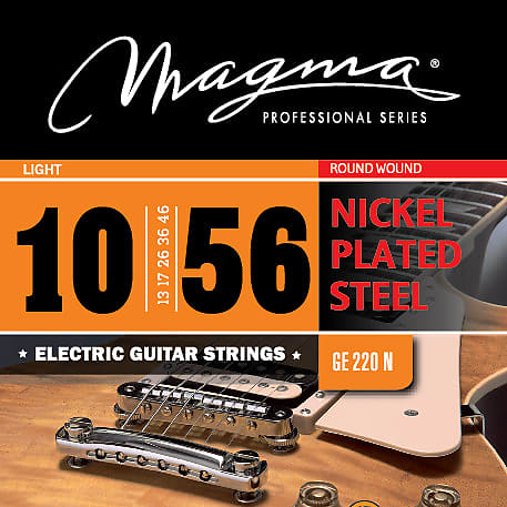 Electric Guitar Strings Light/7 strings Gauge Nickel-Plated Steel Set, .010 - .056 (GE220N) - 3 Set image 1