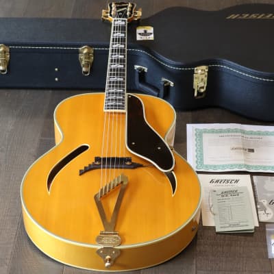 MINTY! Gretsch G400JV Jimmie Vaughan Synchromatic Archtop Guitar Natural + OHSC for sale