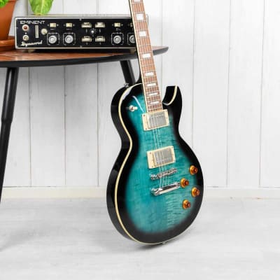 Immagine Cort CR250 DBB Electric guitar Dark Blueburst - 4