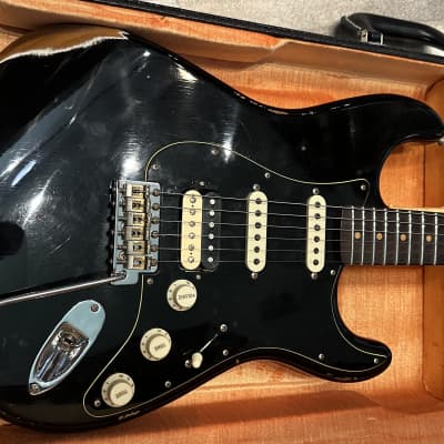 Fender Custom shop limited edition Stratocaster - Black with PAF in the bridge! image 1