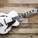 Open Box D'Angelico Premier EXL-1 Hollow Body Electric Guitar Champagne w/ Gig Bag