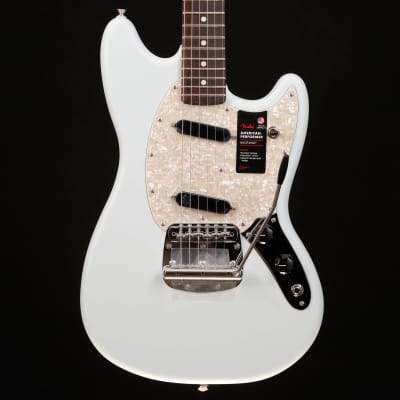 Fender American Performer Mustang, Satin Sonic Blue 7lbs 8.3oz image 4