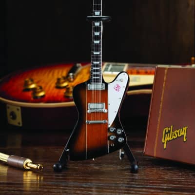 Axe Heaven Gibson Firebird V Vintage 1:4 Mini Guitar Replica - Sunburst - GG-425 image 3