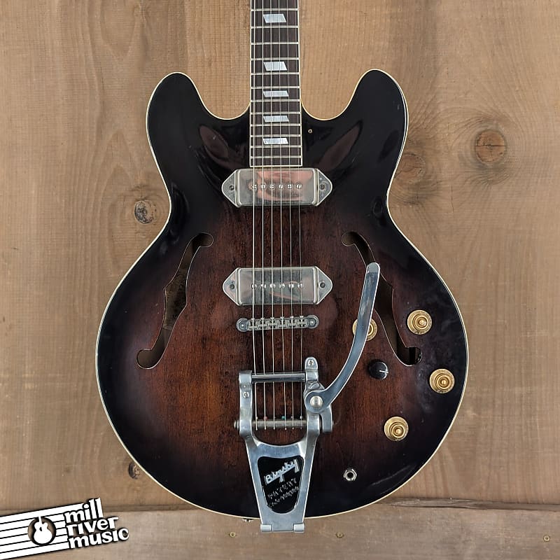 Epiphone Casino Modded Electric Guitar w/ Bigsby (Early 1980s) – w/Gig Bag