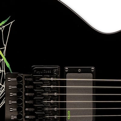 ESP LTD Kirk Hammett EKH-3 Spider 30th Anniversary Edition Electric Guitar - Bla image 5