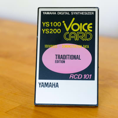 Yamaha RCD101 Voice Card (for YS100 YS200 B200 TQ5 FM Synthesizers)