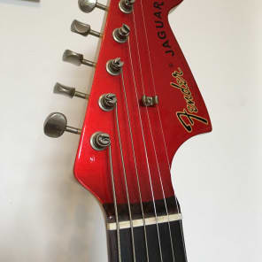 Fender Japan FSR Jaguar (matching Headstock) - 1999-2002 - Candy Apple Red - Stunning image 7