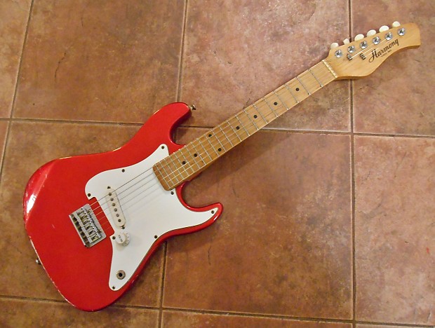 Harmony mini electric sale guitar