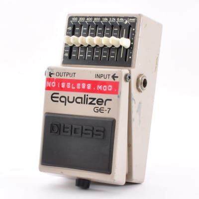 Boss GE-7 Modified Noiseless Equalizer Made In Taiwan 1994